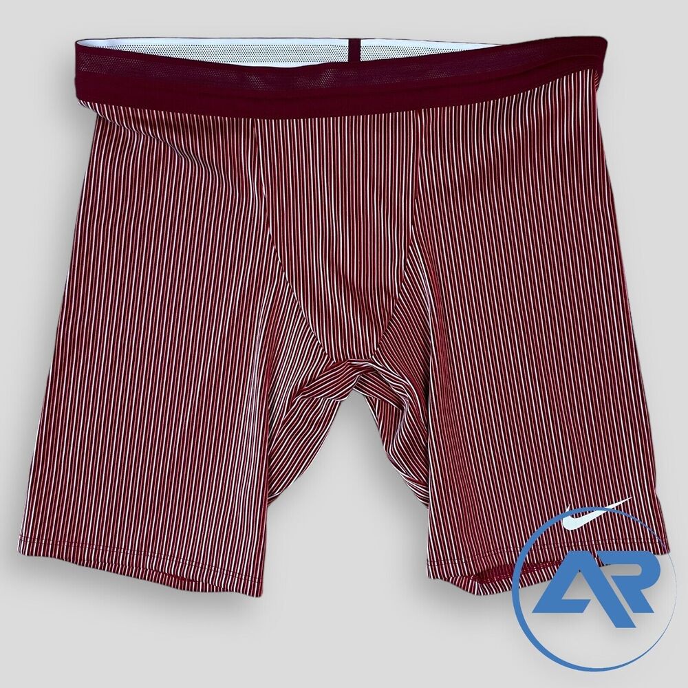 Nike Pro Elite 1/2 Tights Red White Track Field Made In USA Men’s 3XL AO8152-611